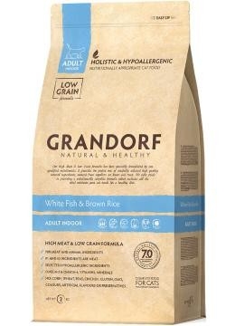 

Сухой корм для кошек Grandorf White Fish & Potato Adult Sensitive белая рыба 2 кг