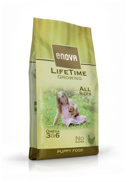 

Сухой корм для щенков Enova Lifetime Growing с курицей и рисом 2 кг