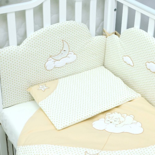 

Сменный постельный комплект Baby Veres Sleepyhead beige для кроватки 120х60 см