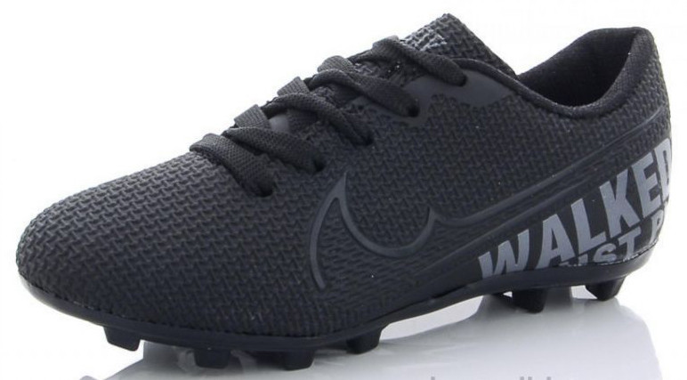 

Детские футбольные бутсы 38 черные Walked Sport M6-08