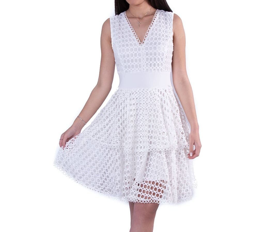 

Платье ажурное Guess  белый W1GK0ZWDW60, Платье ажурное Guess S белый W1GK0ZWDW60