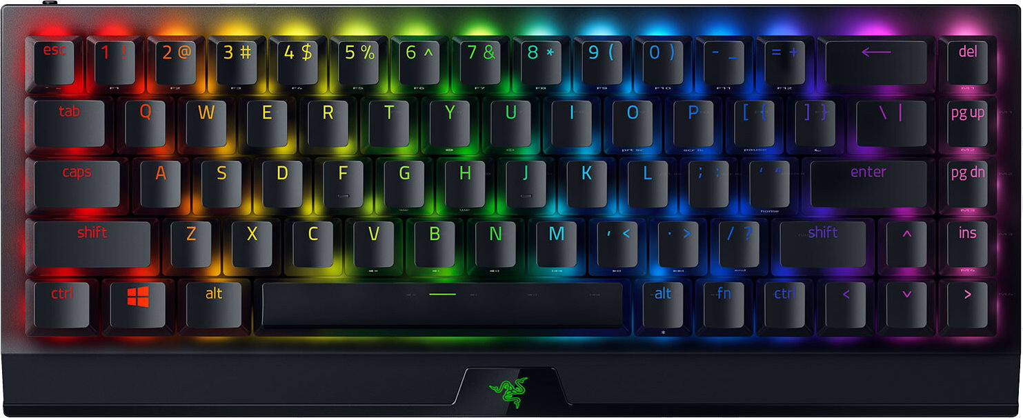 

Клавиатура Razer BlackWidow V3 Mini Hyperspeed Yellow Switch RU (RZ03-03890700-R3R1) USB