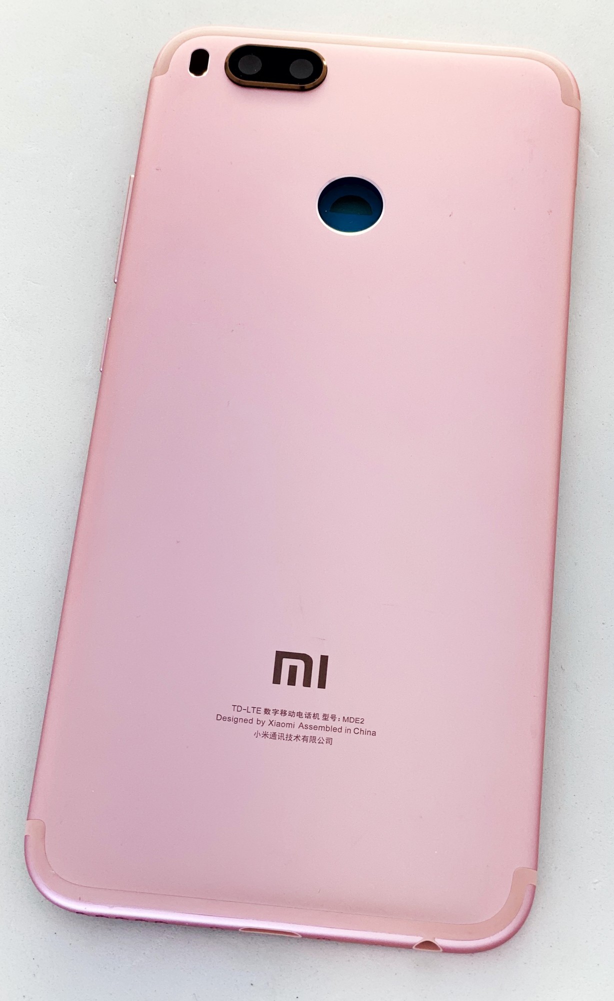 

Задняя крышка для Xiaomi Mi A1/Mi5x, розовая, Original (PRC)