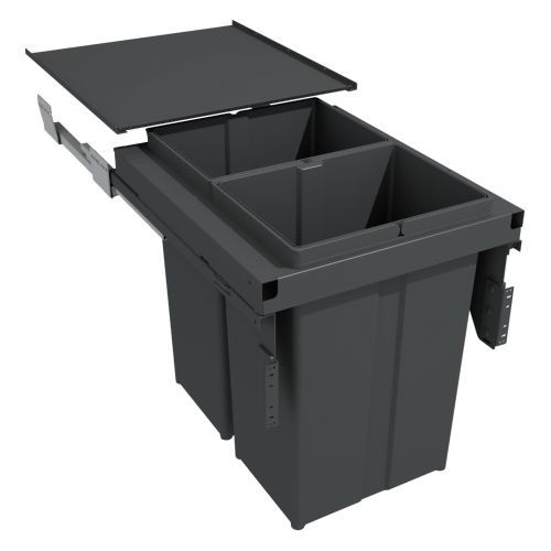 

Контейнер Gollinucci 571 30+30 л, на секцию 600 мм h368 мм в комплекте с ящиком Legrabox