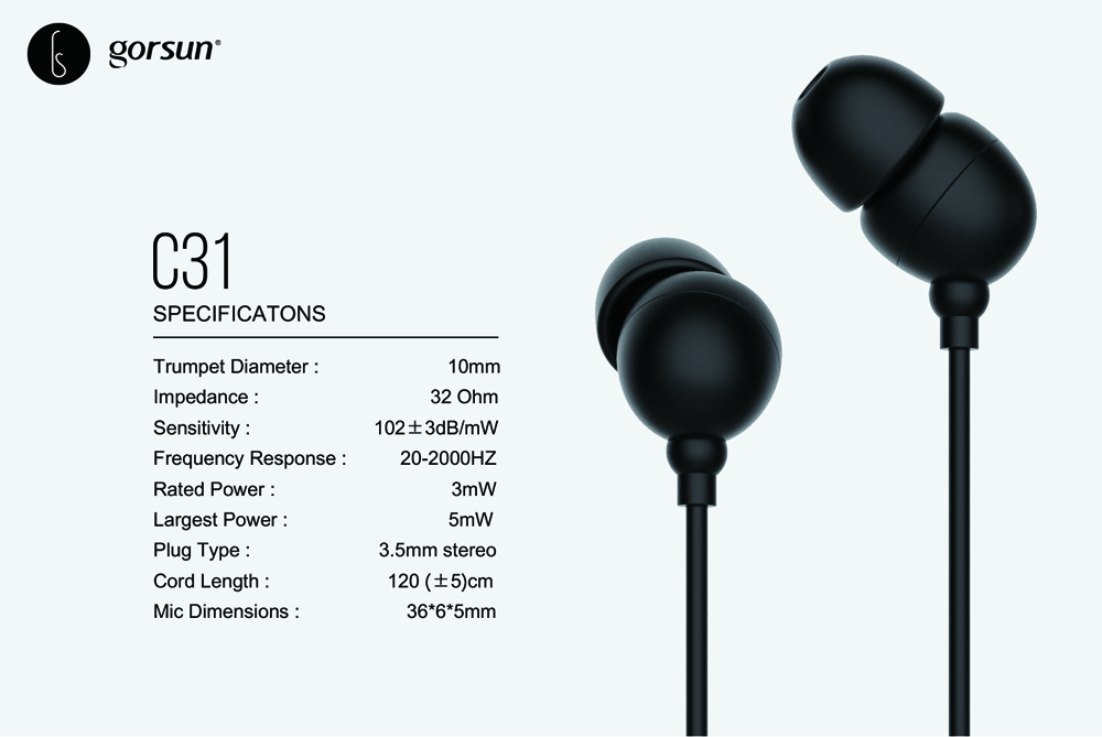 

Стильные Качественные Наушники Gorsun C31 черные, микрофон, громкость +- (коробка)