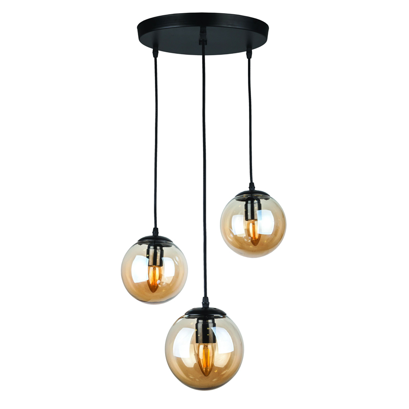 

Люстра подвесная Levistella 756PR150F-3 BK+BR (300) черный + коричневый