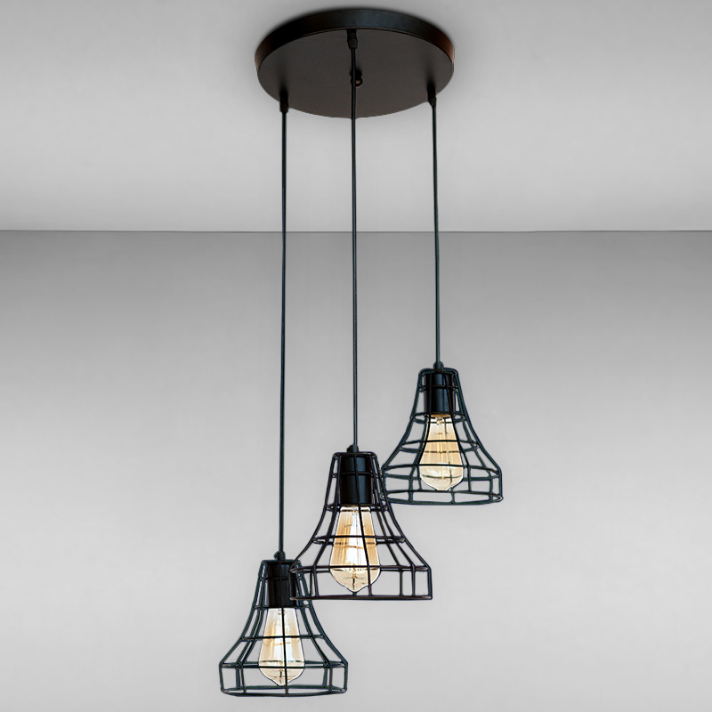 

Светильник подвесной Levistella 7528876F-3 BK (300) черный