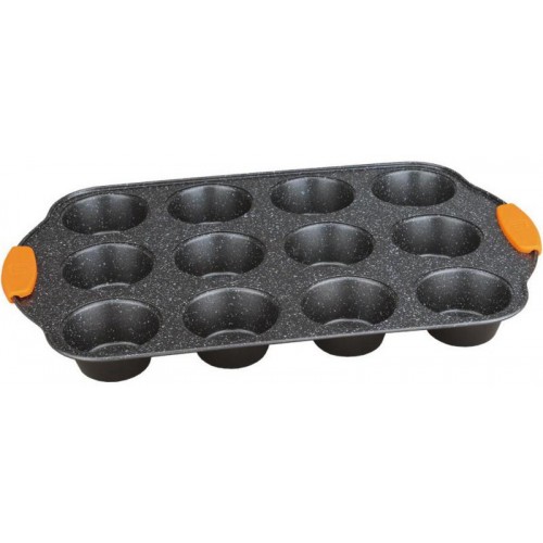 

Форма для выпечки маффинов Berlinger Haus Granit Diamond 41.2x26.5x3см, 12 ячеек