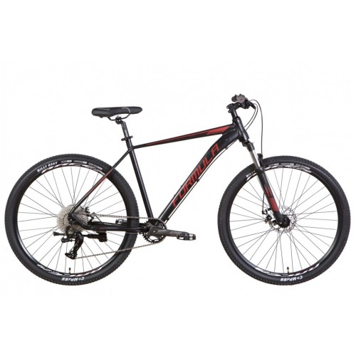 

Велосипед AL FORMULA ZEPHYR 1.0 AM DD 29" 21" 2022 Черный с красным (м)