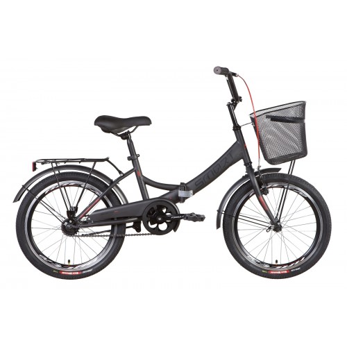 

Велосипед FORMULA SMART 20" 13" 2022 Темно-серый с красным (м)