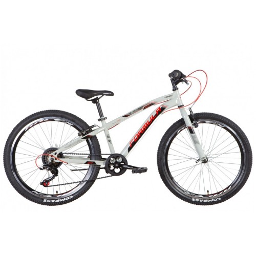 

Велосипед ST FORMULA FORMULA FOREST VBR 24" 12.5" 2022 Серо-красный
