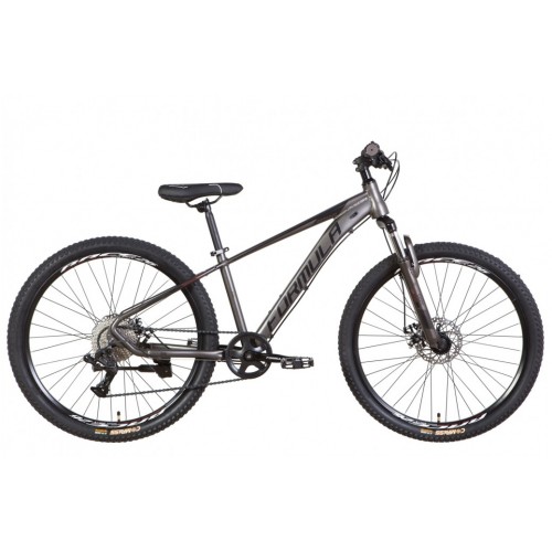 

Велосипед AL FORMULA ZEPHYR 3.0 AM DD 26" 14" 2022 Темно-серебристый с черным (м)