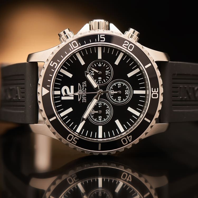 

Швейцарские мужские часы хронограф Invicta Pro Diver 24393 Про Дайвер
