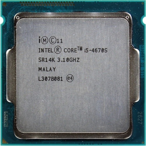 

Процессор Intel Core i5-4670S 3.10GHz/6M/5GT/s (SR14K) s1150, tray