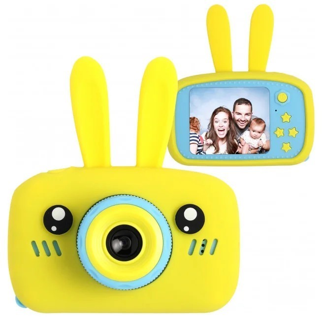 

Цифровой детский фотоаппарат Optima KVR-010 Rabbit 3.0 Pro KX Желтый