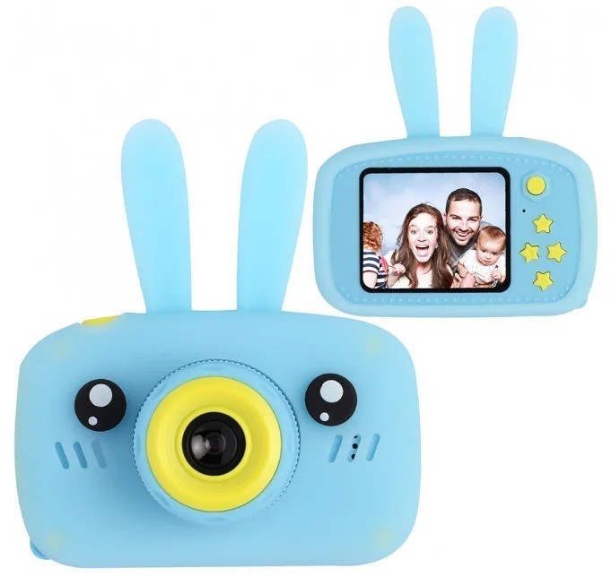 

Цифровой детский фотоаппарат Optima KVR-010 Rabbit 3.0 Pro KX Голубой