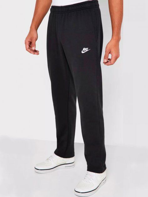 Акція на Спортивні штани чоловічі Nike Club Pant Oh Ft BV2713-010 L Чорні від Rozetka