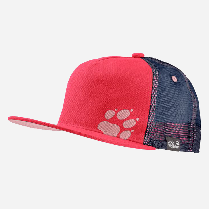 

Кепка Jack Wolfskin Rib Paw Cap Kids 1907641-2058 M Красная
