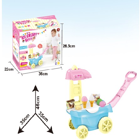 

Набор Мороженное Toysi на тележке прилавок магазин