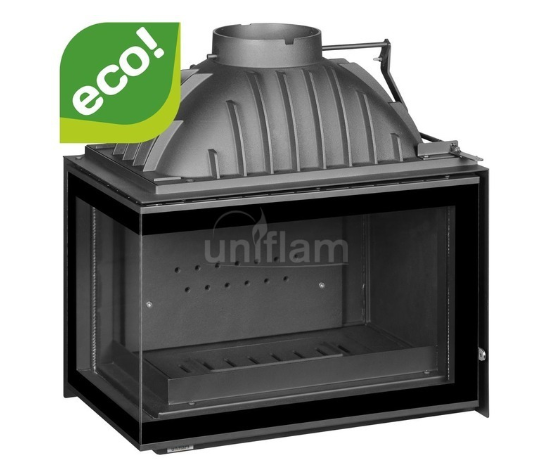 

Камінна топка Uniflam 700 Plus Eco з шибером ліве бокове скло