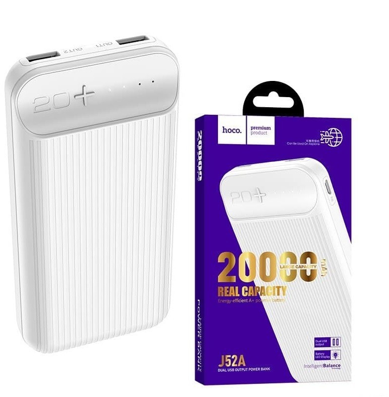 

Павербанк Hoco New Joy 20000mAh white