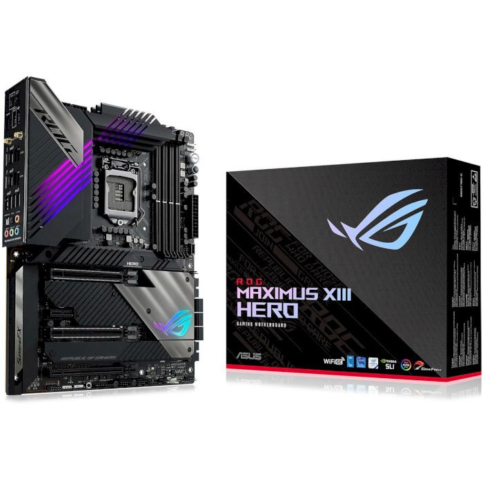 

Материнcька плата ASUS MAXIMUS_XIII_HERO s1200 Z590 4xDDR4 M.2 Wi-Fi!!!BT (MAXIMUS XIII HERO(Wi-Fi))