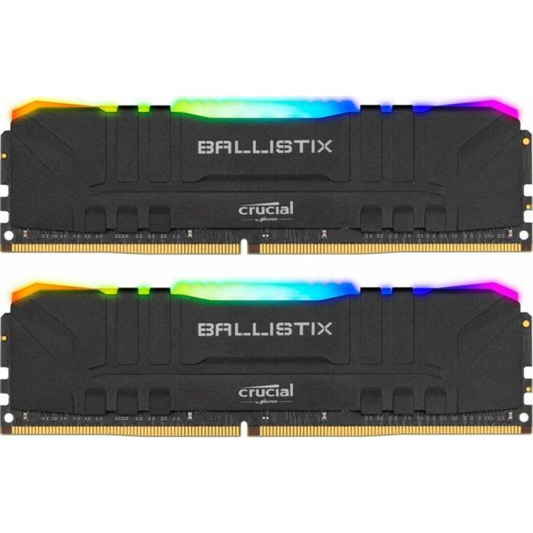 

Модуль памяти CRUCIAL Ballistix RGB Black DDR4 3600MHz 16GB Kit 2x8GB (BL2K8G36C16U4BL)