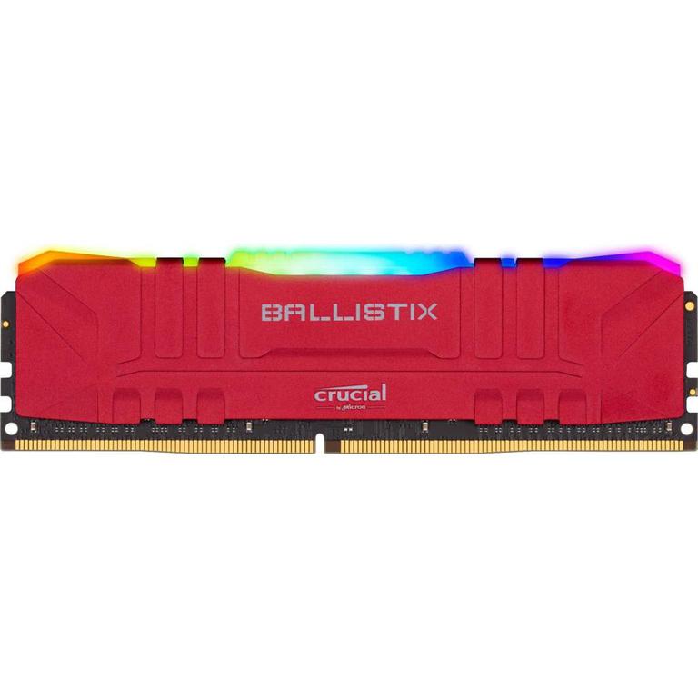 

Модуль памяти CRUCIAL Ballistix RGB Red DDR4 3200MHz 8GB (BL8G32C16U4RL)