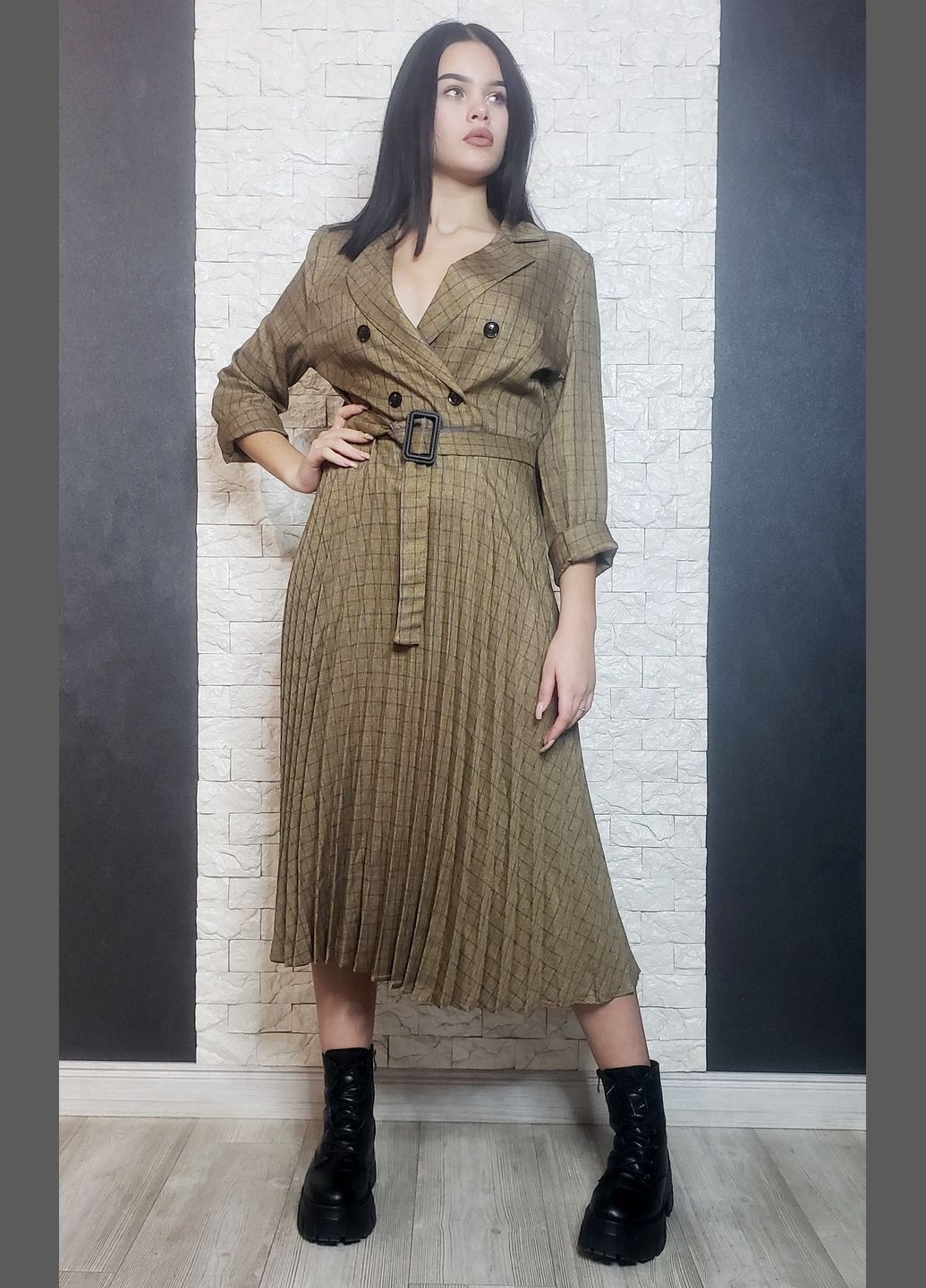 

Платье New Style бежевый - 10-8027, Платье New Style бежевый M-L 10-8027