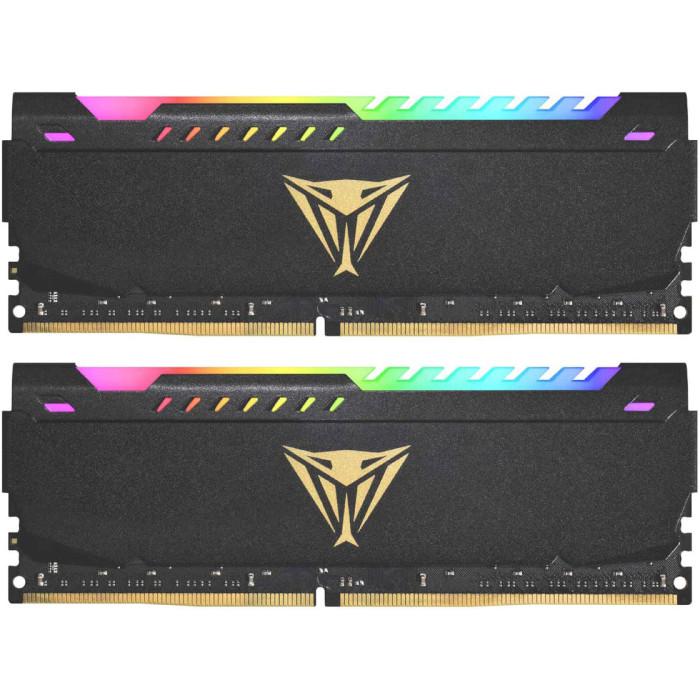 

Модуль памяти для компьютера DDR4 16GB (2x8GB) 3200 MHz Viper Steel RGB Black Patriot (PVSR416G320C8K)