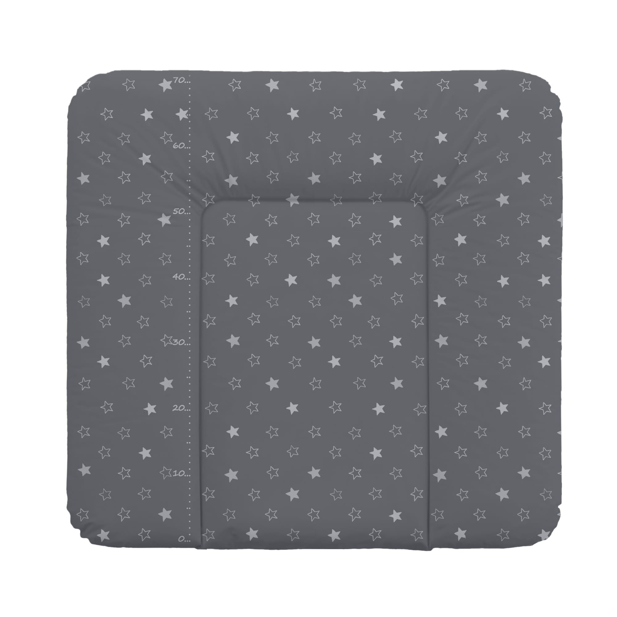 

Матрас пеленальный Ceba Baby 72*75 см мягкий на комод Stars dark grey
