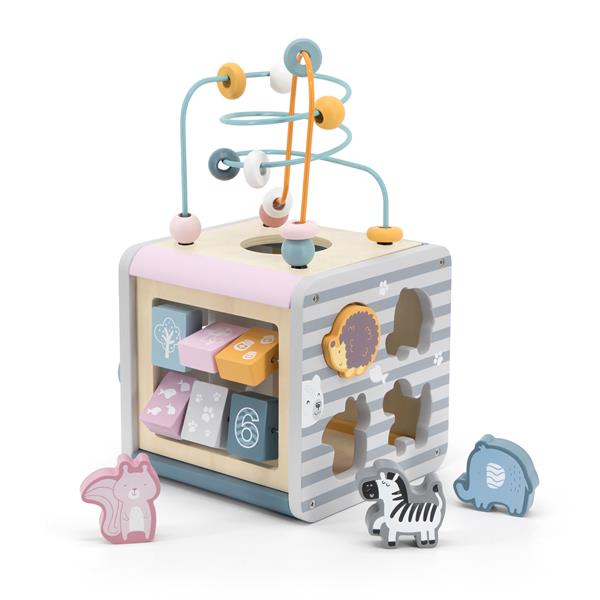 

Дерев'яний бізікуб Viga Toys PolarB 5 в 1 (44030)