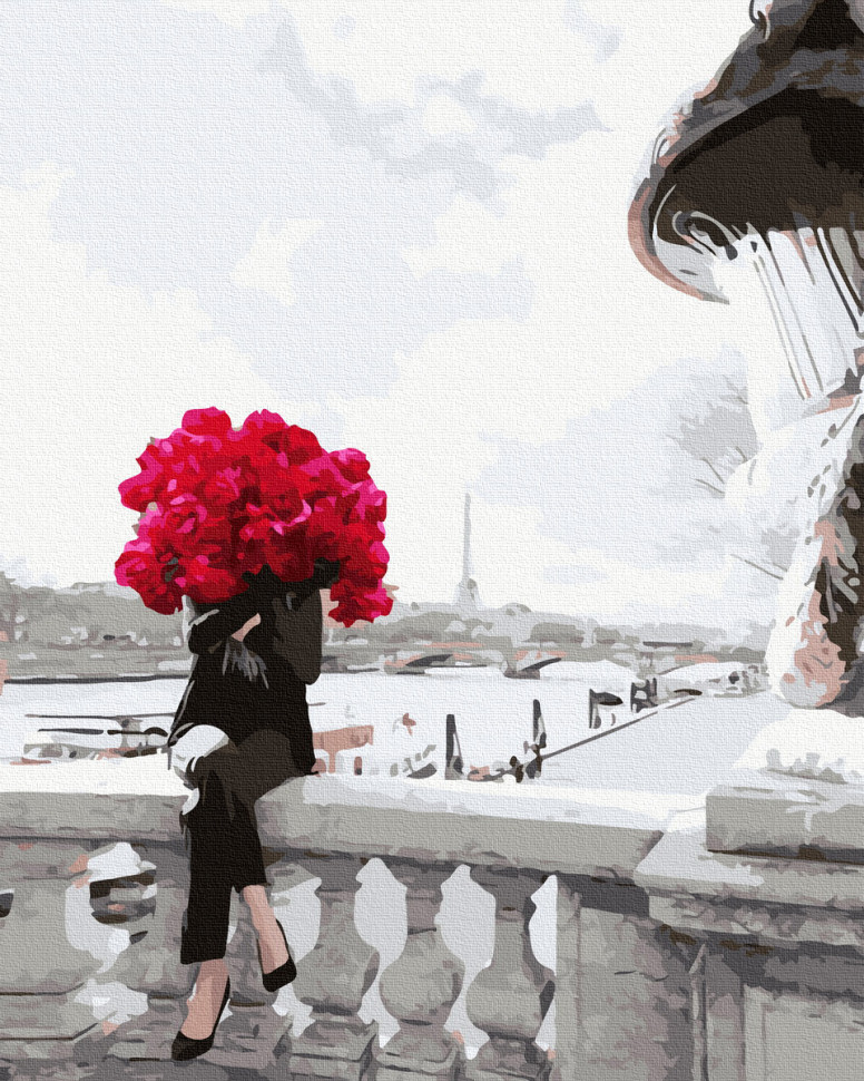 

Картина по номерам. Rainbow Art "В цветах" GX39502-RA