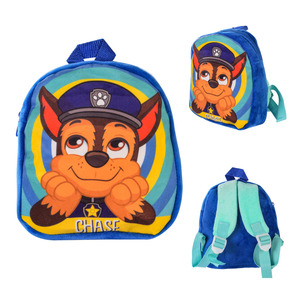 

Детский плюшевый рюкзак Paw Patrol PL82103 Чейз, 20*7*22 см