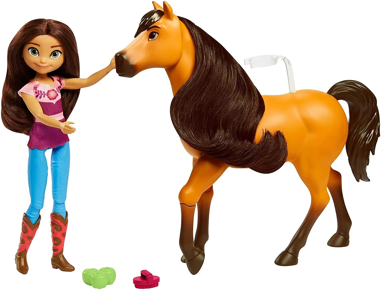 

Игровой набор с куклой Лаки и лошадкой Спирит Лучшие друзья Mattel Spirit Untamed Nuzzle & Play Lucky Doll & Horse (GXF67)