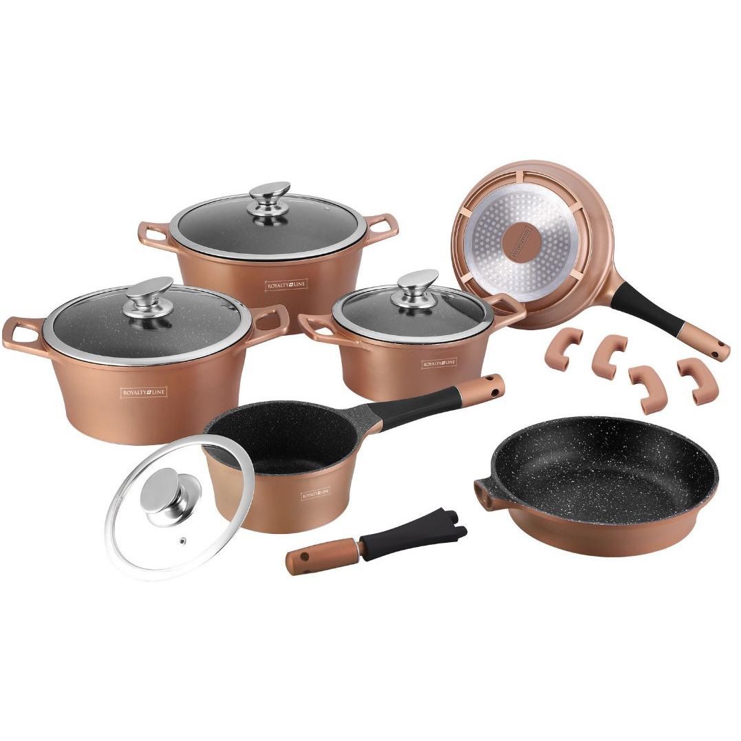 

Набор посуды Royalty Line RL ES-1014M copper 14 pcs