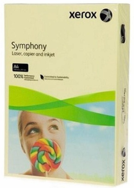 

Папір A4 80г/м², Xerox Symphony Pastel Yellow, 500арк., колір жовтий (003R93975)