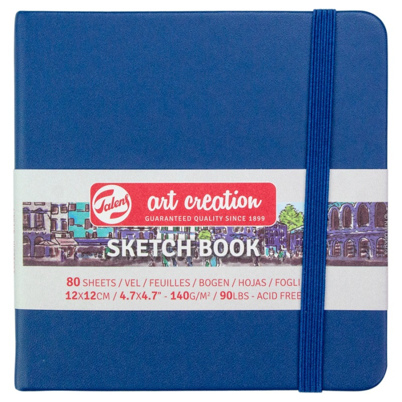 

Блокнот для графики Talens Art Creation 12х12 см 80 листов Navy Blue Royal Talens, 9314234