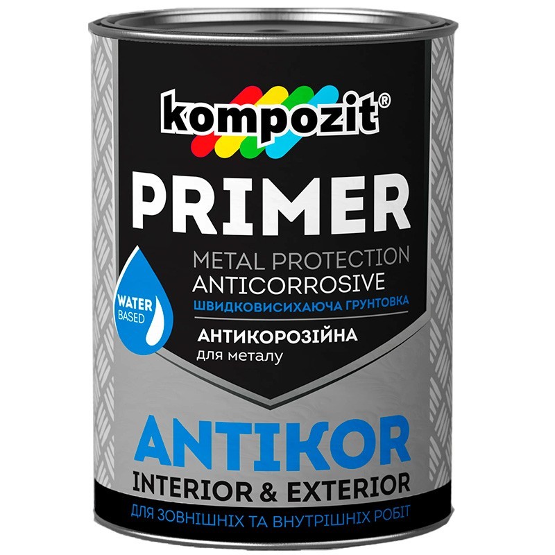 

Грунтовка для металла Kompozit ANTIKOR матовая 15кг Красно-коричневая