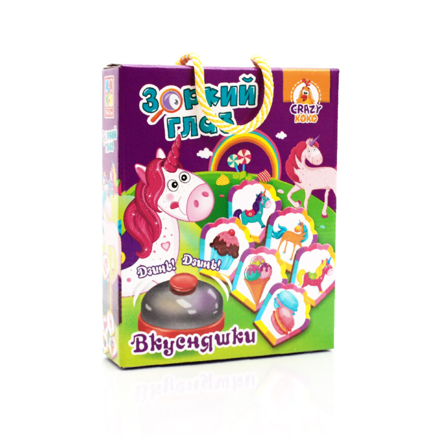 

Игра со звонком «Зоркий глаз. Вкусняшки» на русском(VT8010-11)
