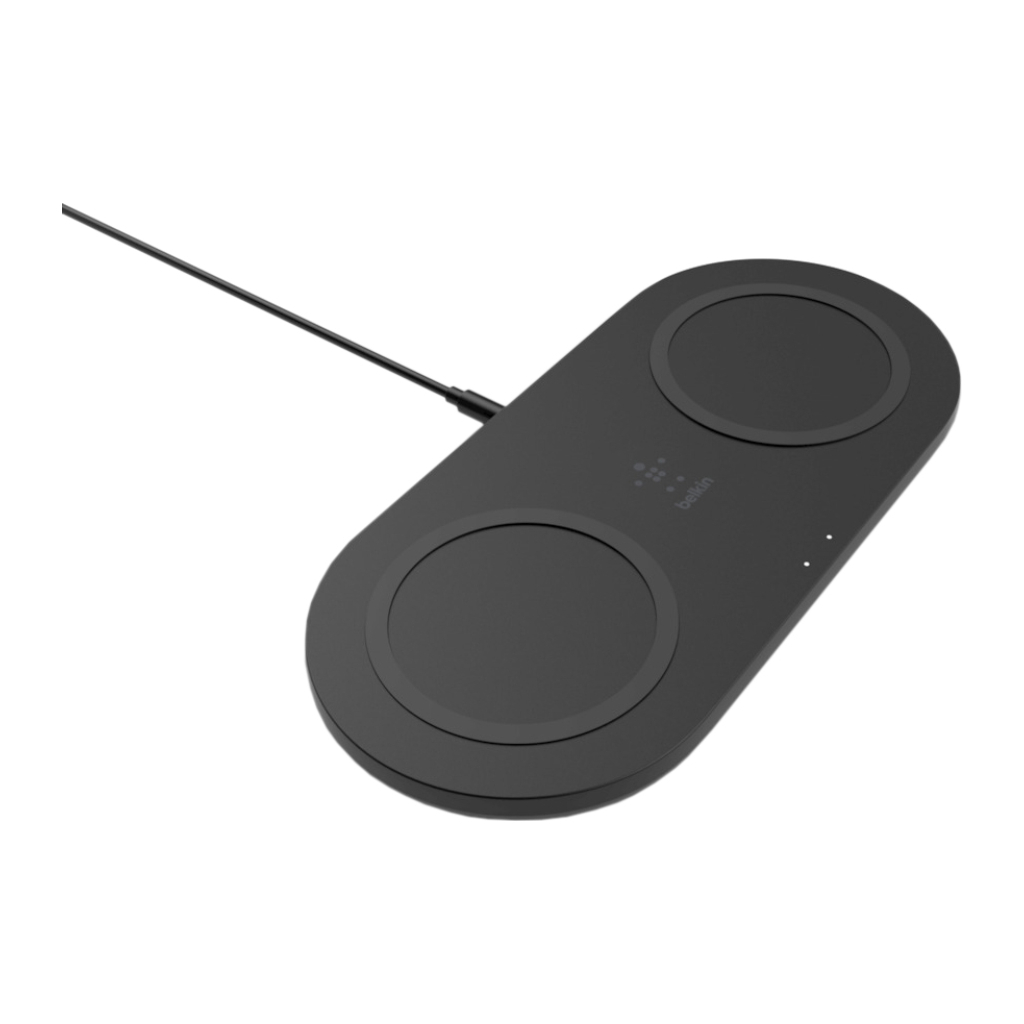 

Зарядное устройство Belkin Dual Pads Wireless Charging Qi, 15W, black