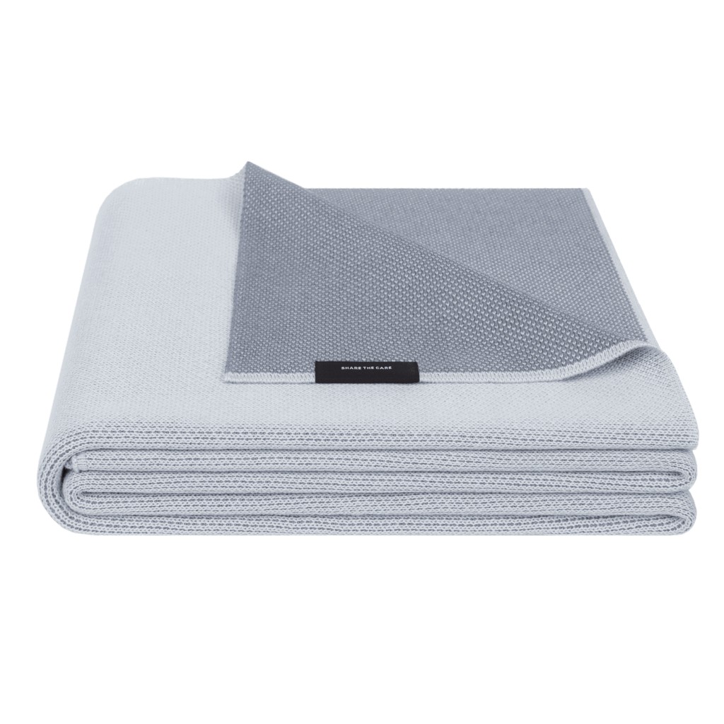

Плед Woolkrafts RHINO GREY 140x200 серый WKN109