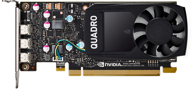 

PNY PCI-Ex NVIDIA Quadro P400V2 2GB GDDR5 (64bit) (1070/4001) (3 x miniDisplayPort) (VCQP400V2-SB)