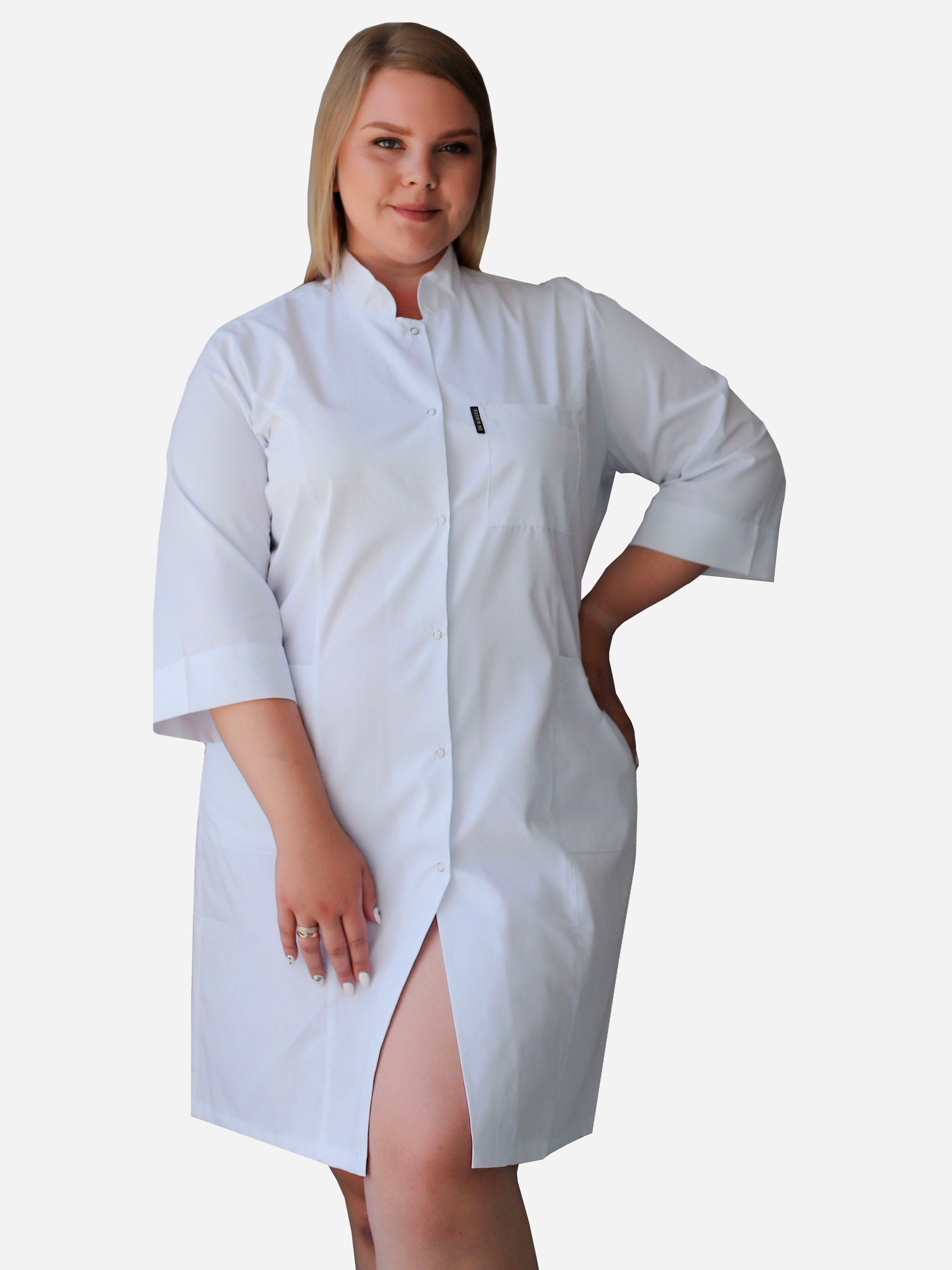 

Медицинский халат In White 117  Белый, Медицинский халат In White 117 64 Белый