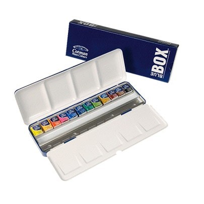 

Набор акварельных красок Winsor&Newton Cotman Blue Box, 12 шт.