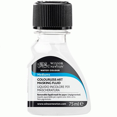 

Маскирующая жидкость Winsor & Newton, Colourless Art Masking Fluid, 75 мл