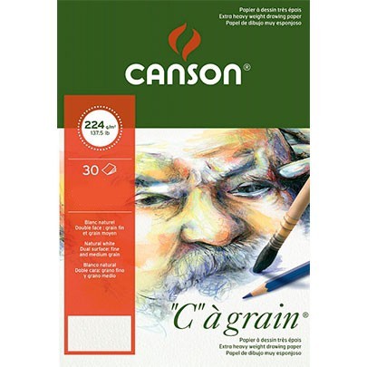 

Альбом для эскизов на спирали Canson Ca Grain 224 гр., А4 30 листов