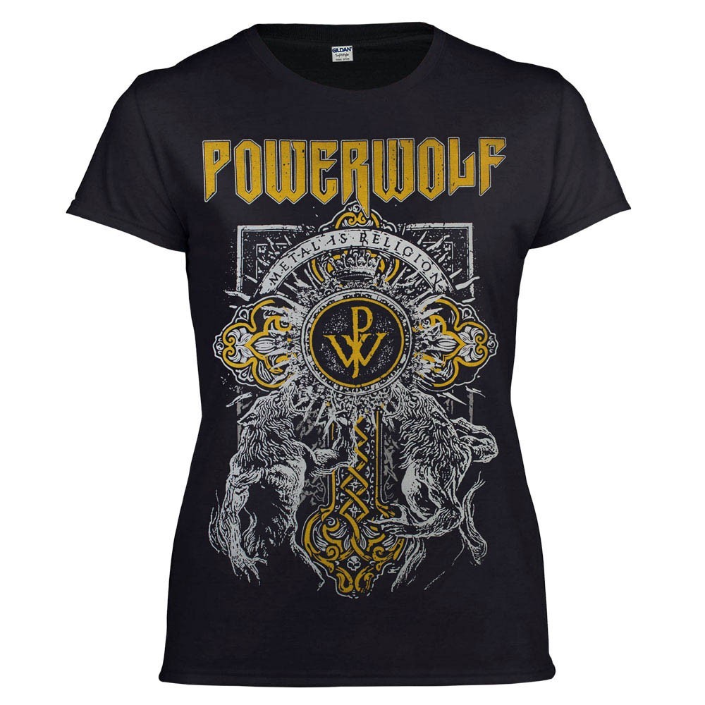 

Футболка женская Talisman POWERWOLF Wolf Cross Черный, Футболка женская Talisman POWERWOLF Wolf Cross Черный M