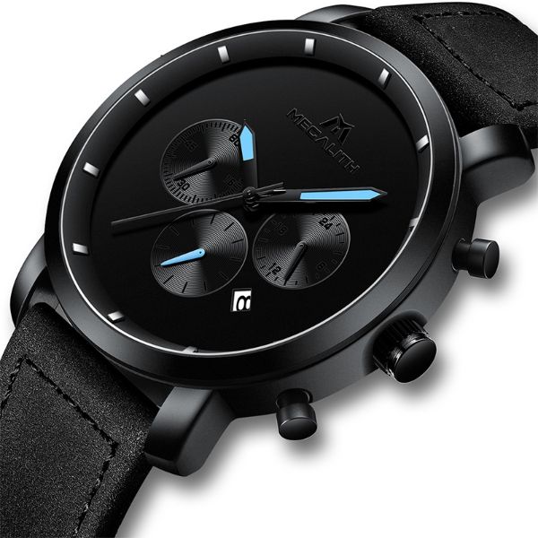 

Мужские часы MegaLith Vector Leather