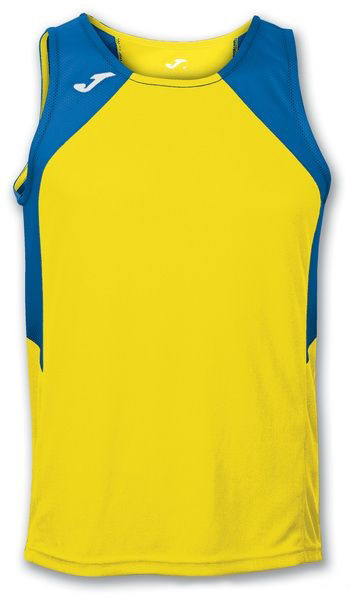 

Майка для бега желто-синяя Joma RECORD II  100020.907, Майка для бега желто-синяя Joma RECORD II XS 100020.907